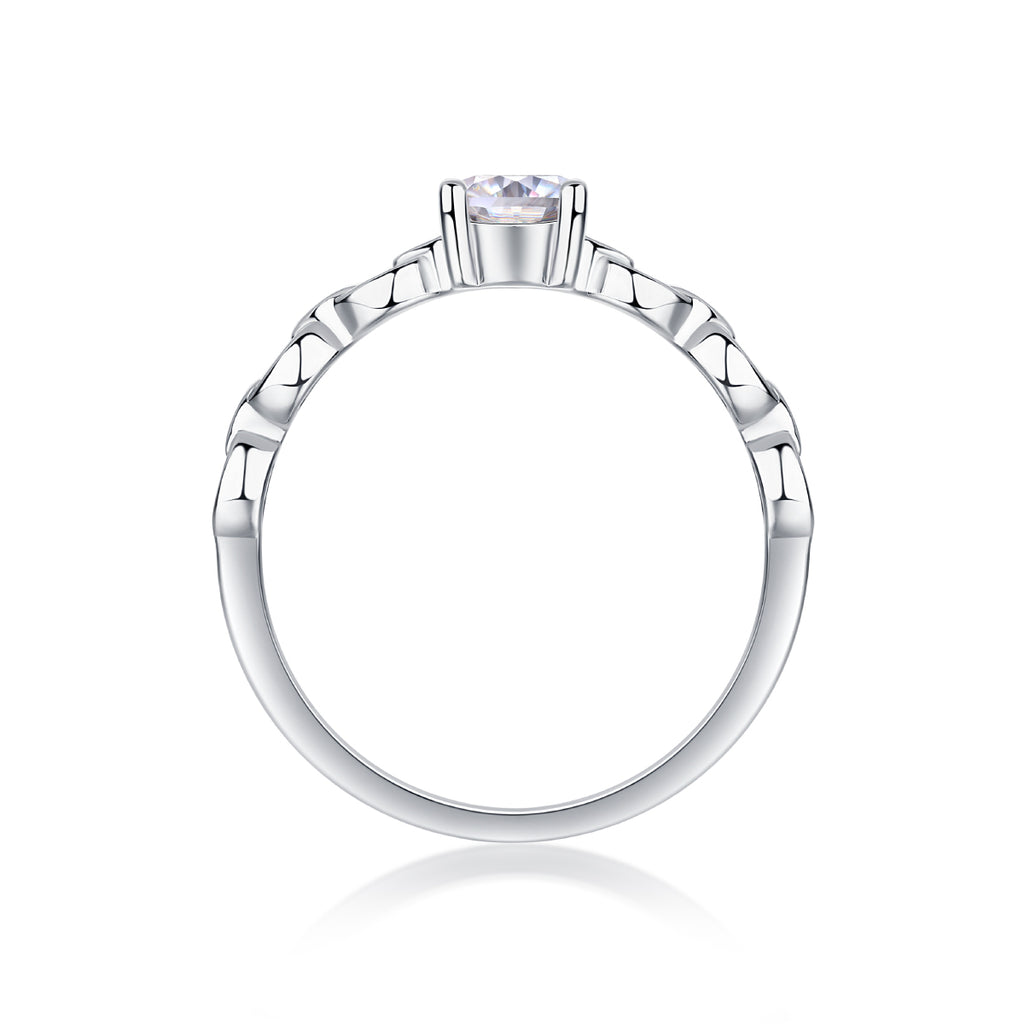 Polaris Moissanite Ring - S925 Silver