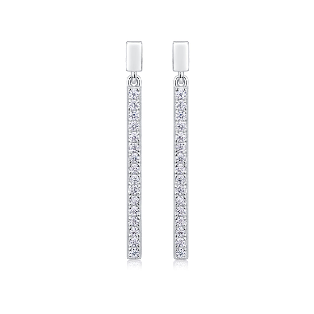 Stellar Moissanite Waterfall Earrings S925