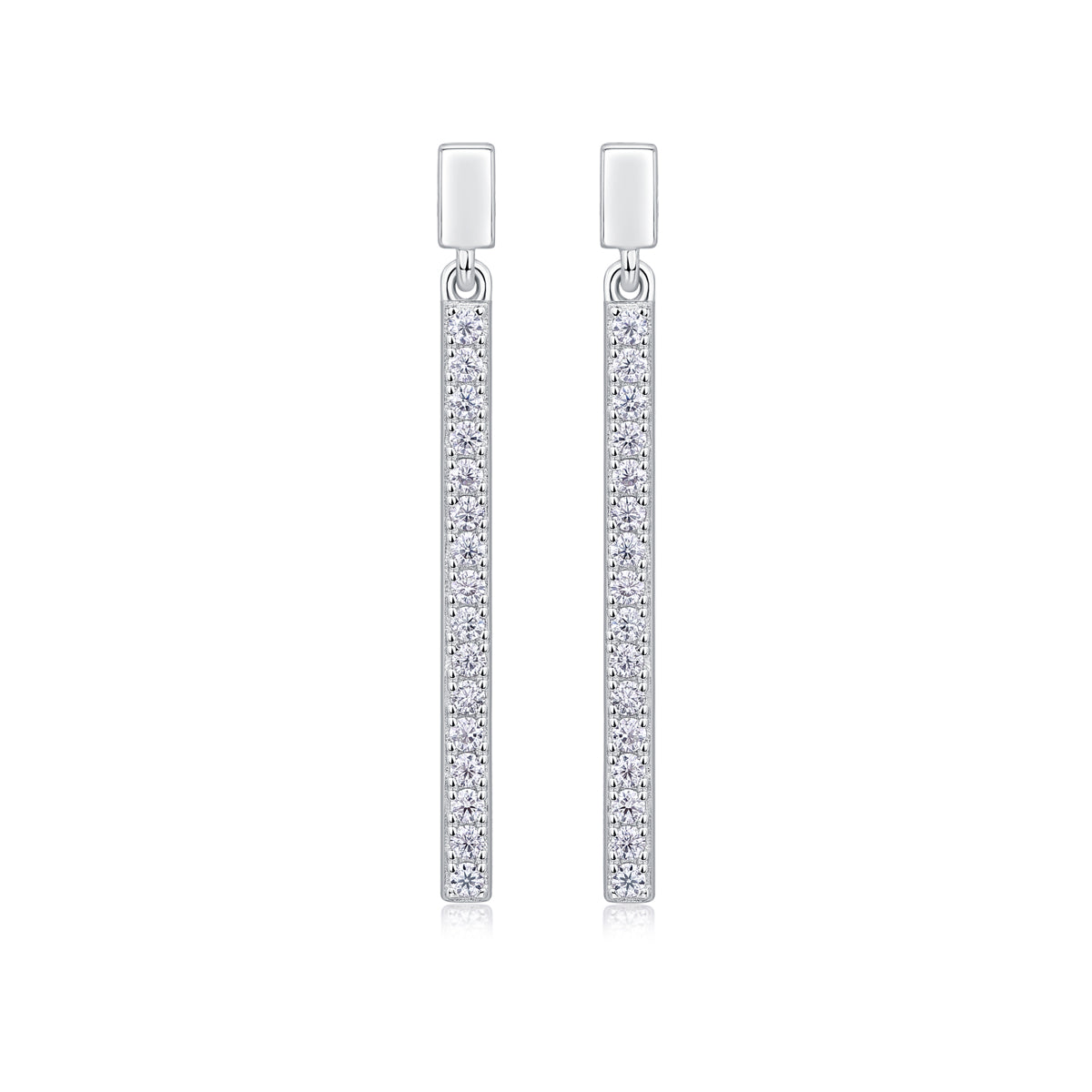 Stellar Moissanite Waterfall Earrings S925