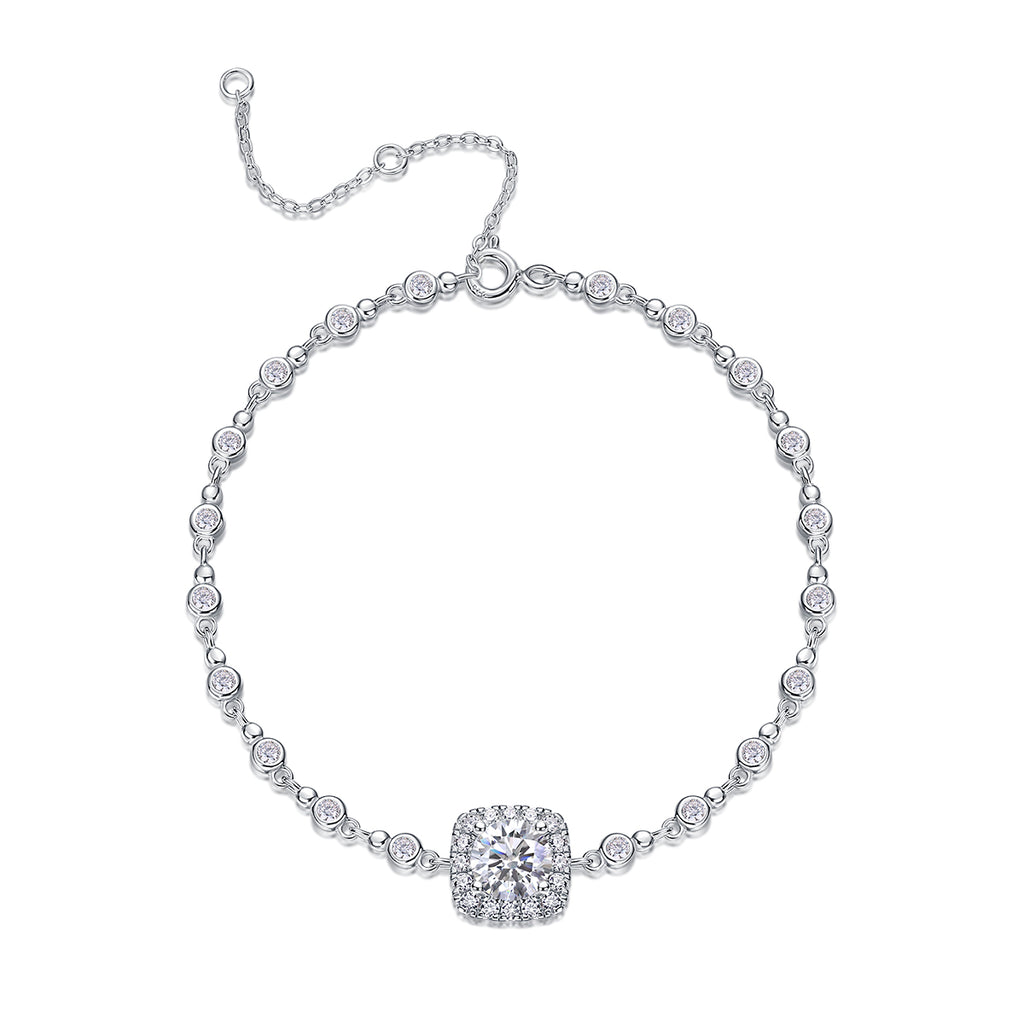 Light Voyager Moissanite Bracelet 1 Carat