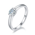 Altair Wing Ring - Moissanite 0.5ct Silver