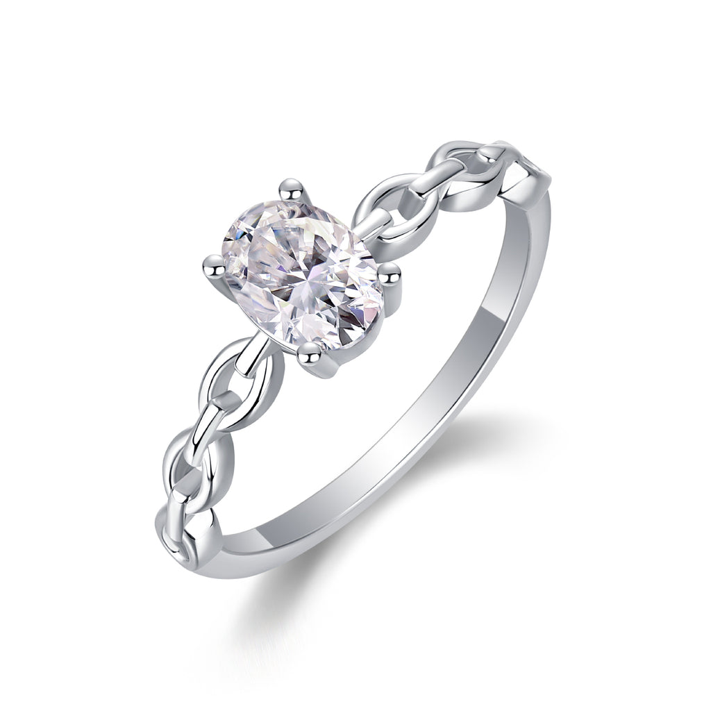 Polaris Moissanite Ring - S925 Silver