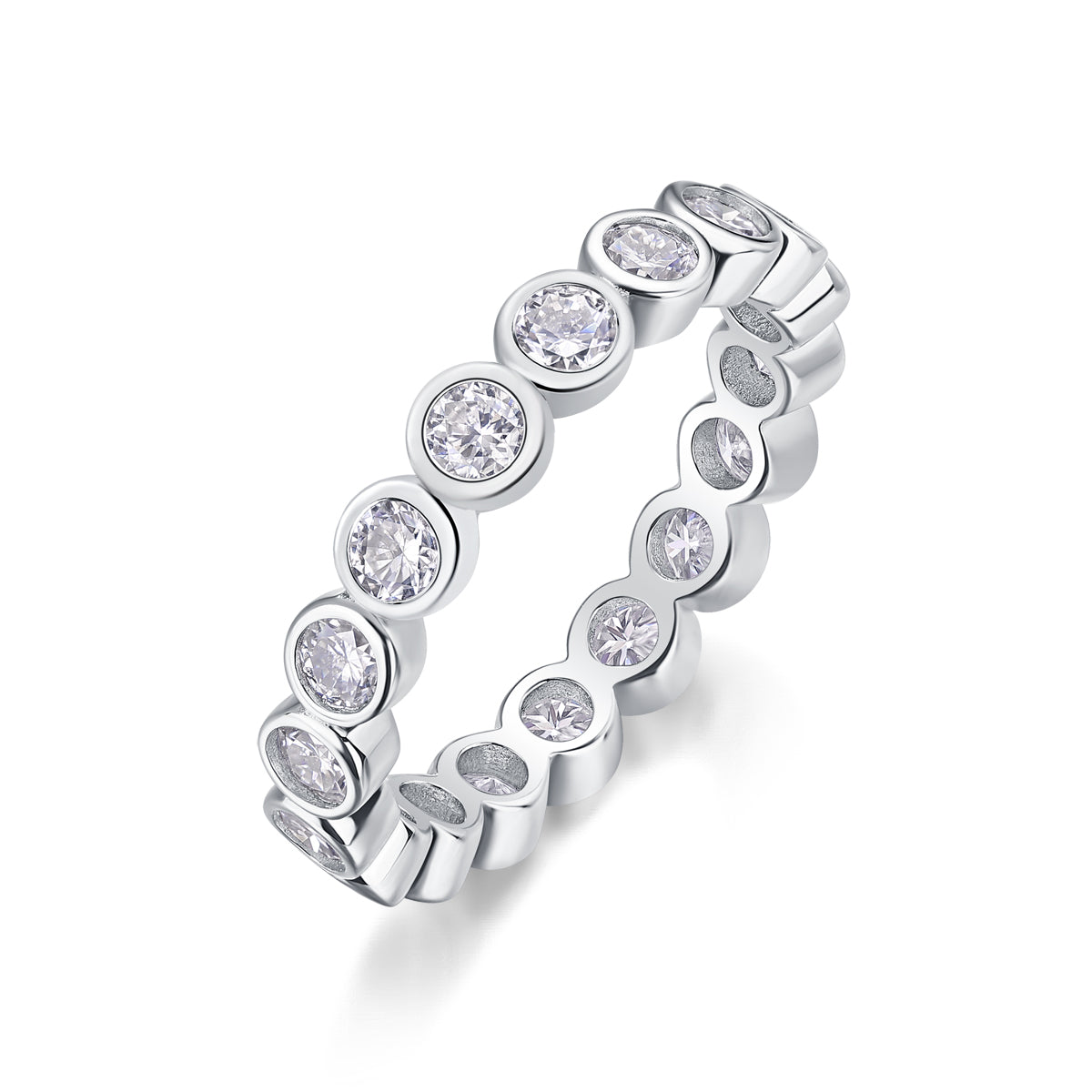 Stellar Core Moissanite Ring