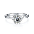 Celestial Equator Ring - Moissanite 1ct Silver