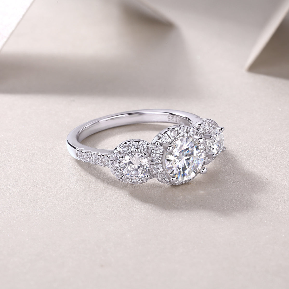 Perihelion Ring 1 Carat Moissanite S925 Silver