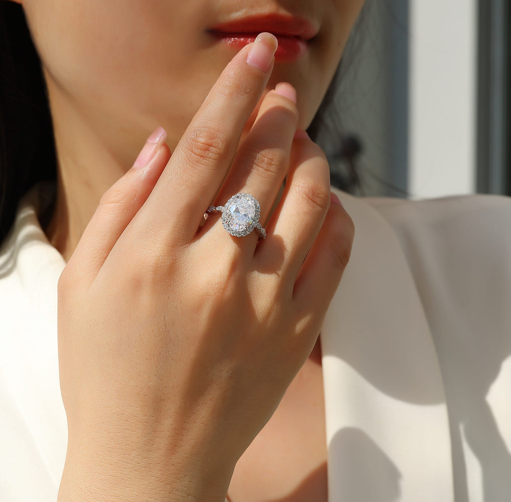 Star Cluster Moissanite Ring - S925 Silver