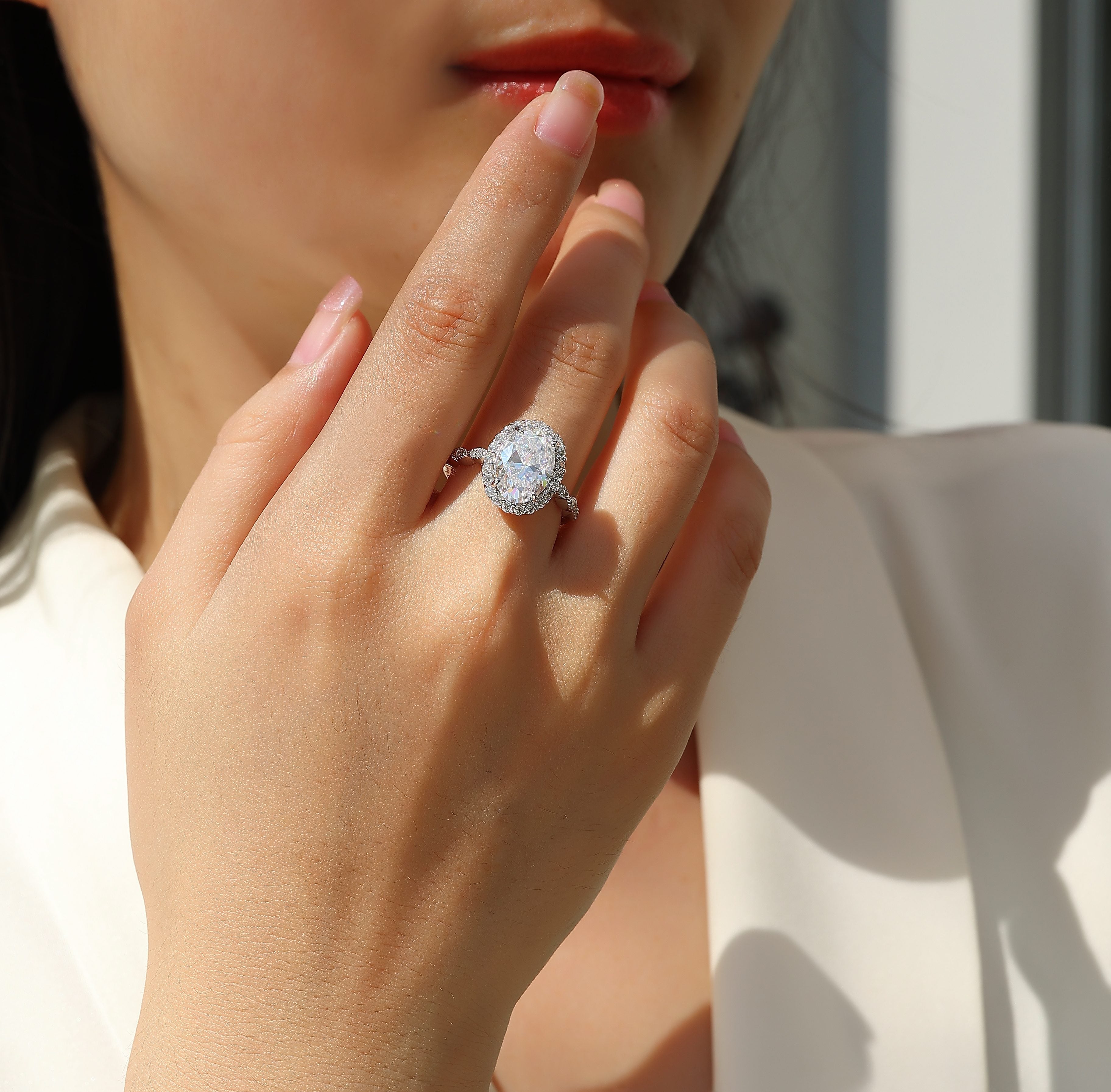 Star Cluster Moissanite Ring - S925 Silver