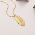 Fallen Leaves Moissanite Necklace Gold