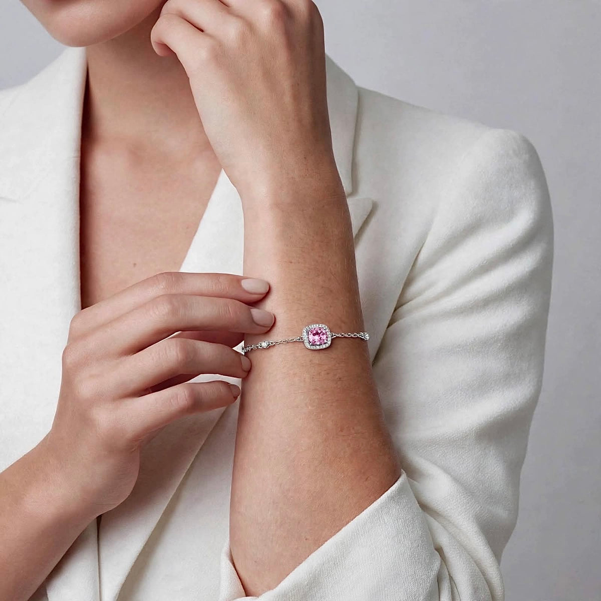 Blush Dreams Moissanite Bracelet