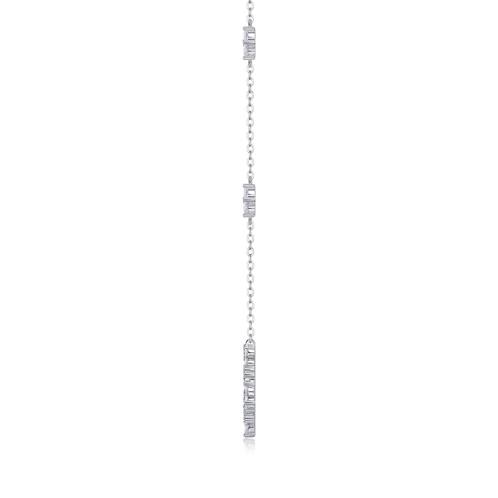 Iris Reverie Necklace - Moissanite S925 Silver