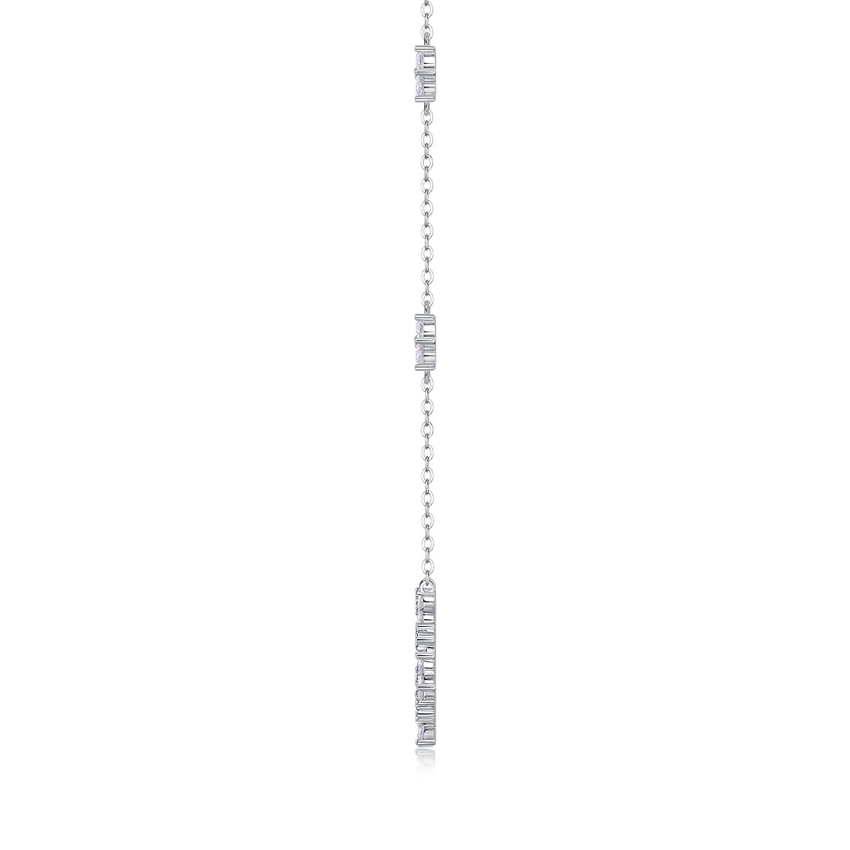Iris Reverie Necklace - Moissanite S925 Silver