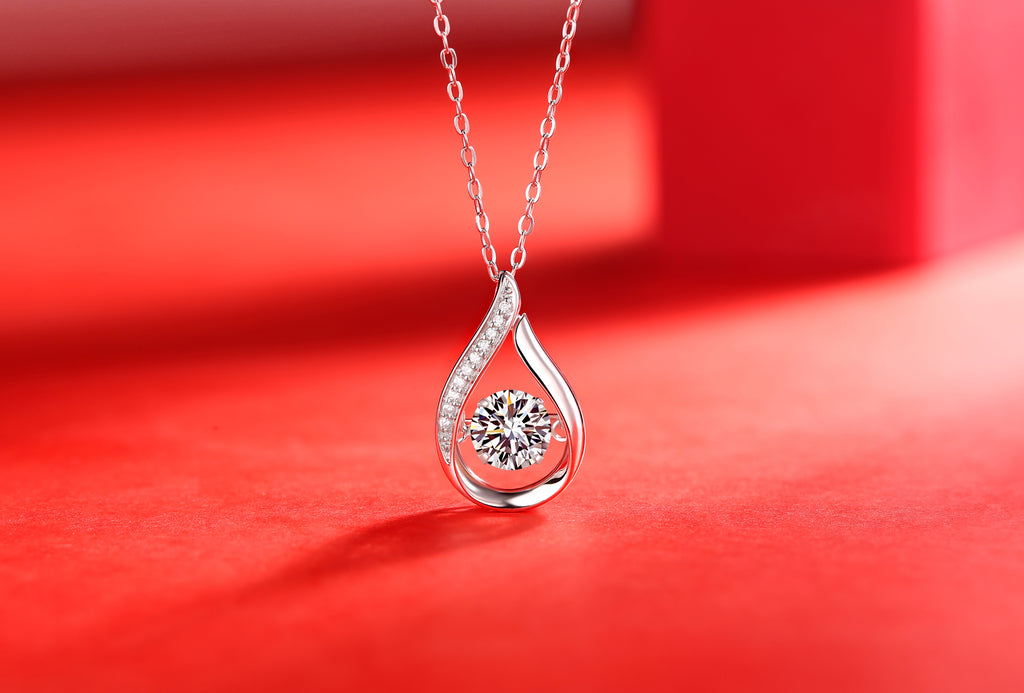 Shaula Moissanite Necklace - 1 Carat S925 Silver