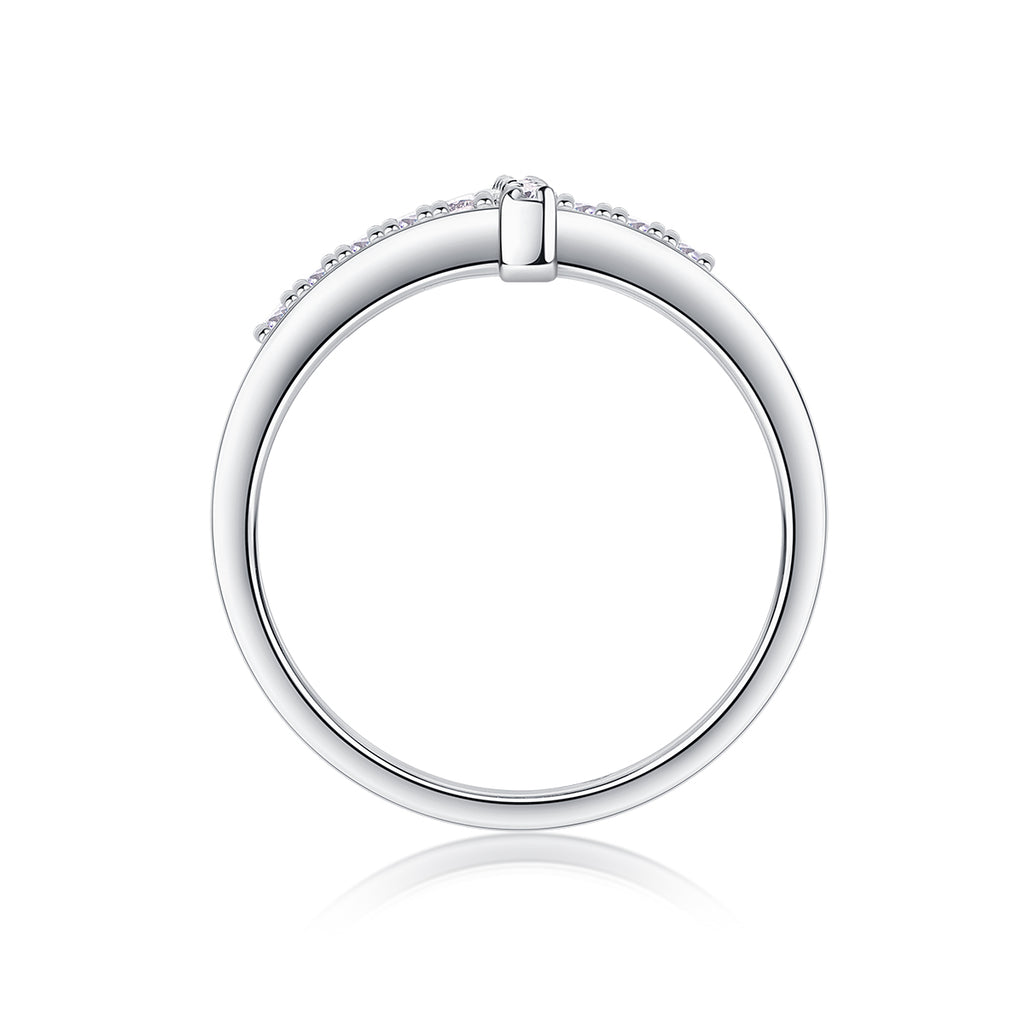 Holy Light Cross Ring Moissanite S925 Silver