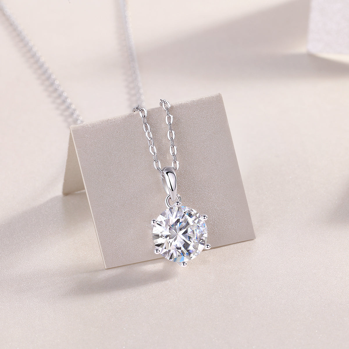 Breeze Dance Moissanite Necklace S925 Silver