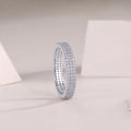 Night Meridian Moissanite Ring S925 Silver