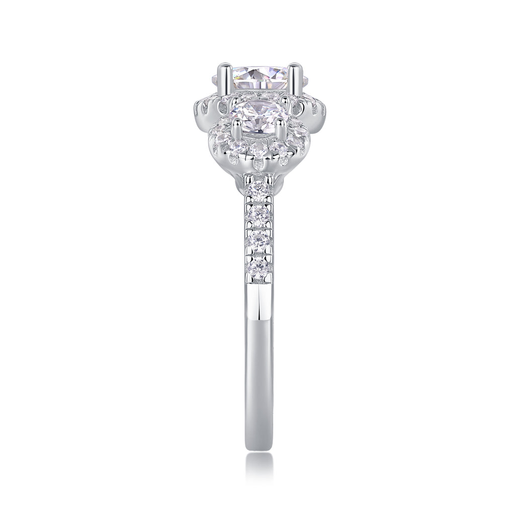 Perihelion Ring 1 Carat Moissanite S925 Silver