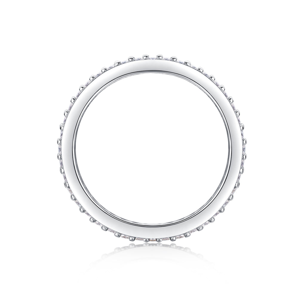 Starlight Moissanite Ring - S925 Silver Platinum