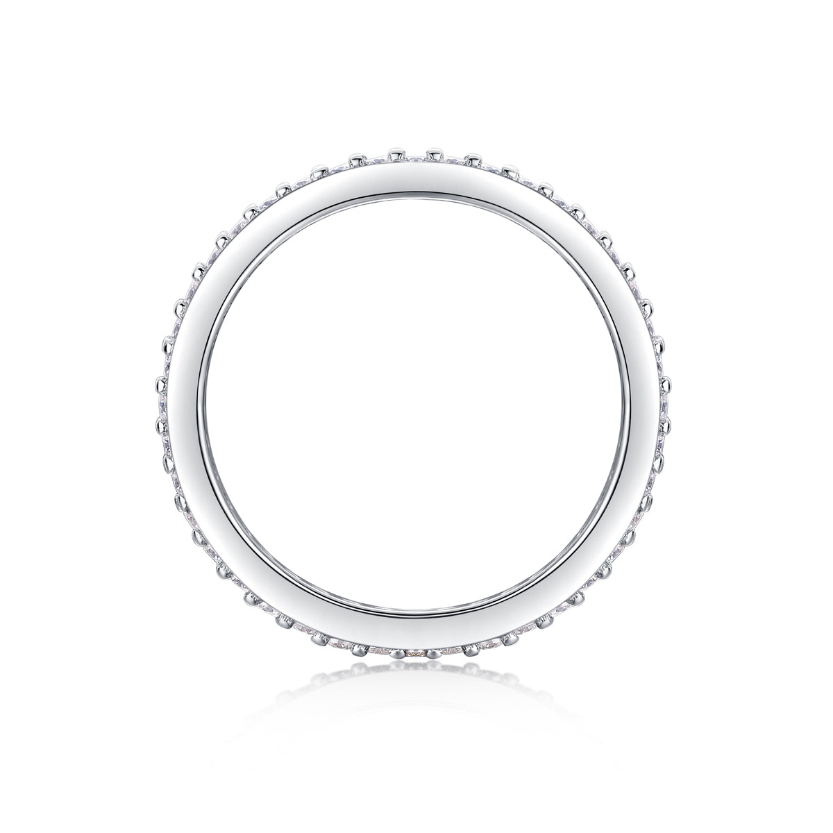 Starlight Moissanite Ring - S925 Silver Platinum