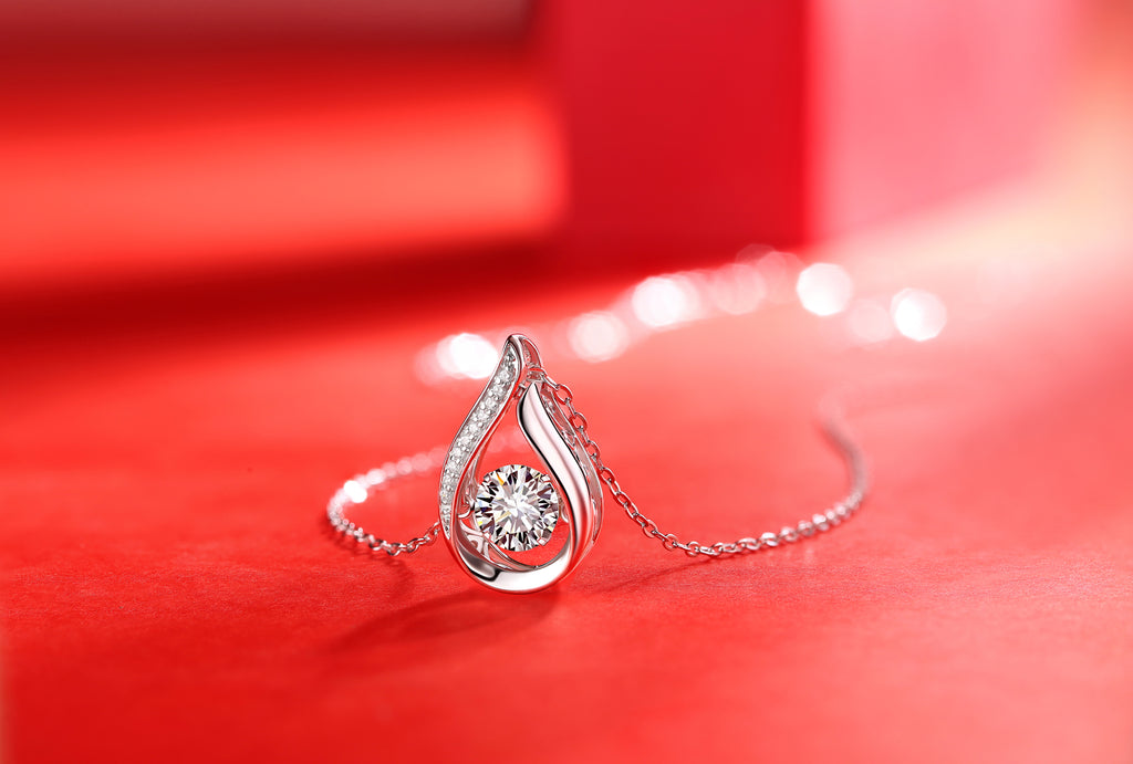 Shaula Moissanite Necklace - 1 Carat S925 Silver
