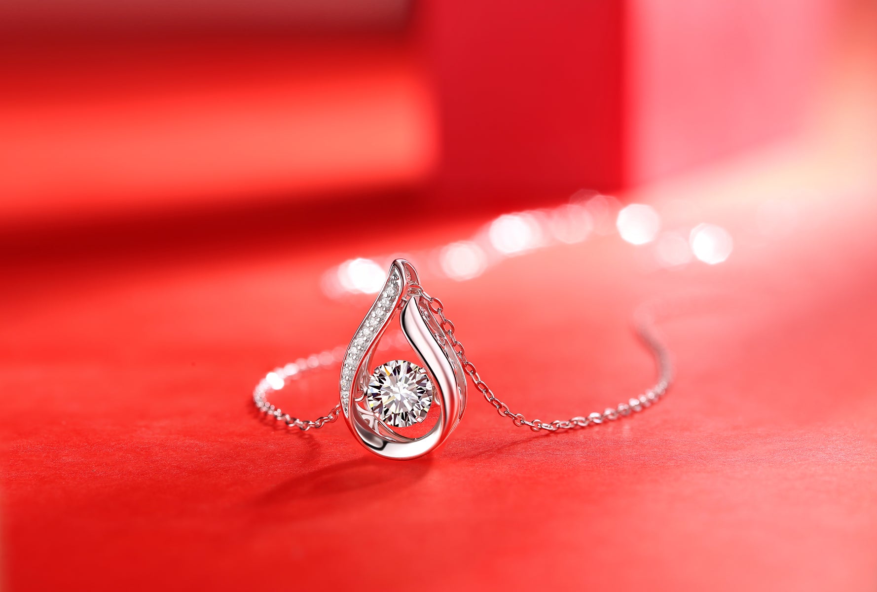 Shaula Moissanite Necklace - 1 Carat S925 Silver