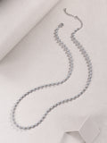 Outer Limit Moissanite Necklace - Silver
