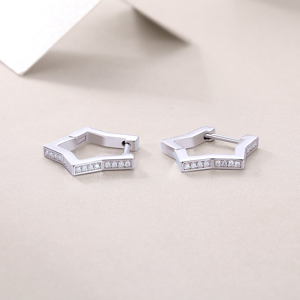Exo-Star Dream Moissanite Stud Earrings S925