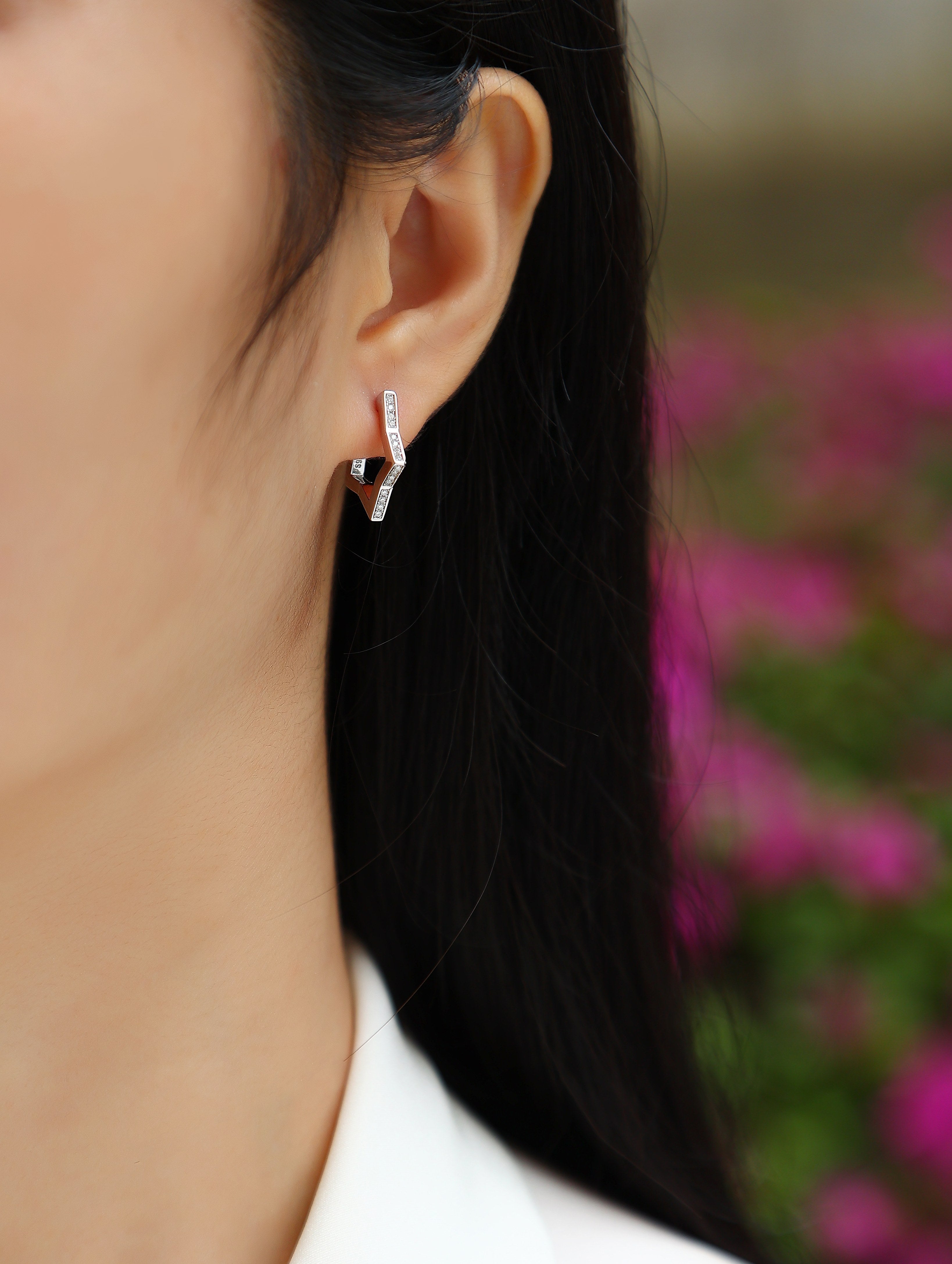 Exo-Star Dream Moissanite Stud Earrings S925