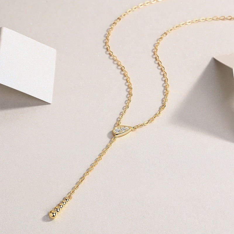 Sun Ritual Moissanite Necklace - Gold-Plated Silver