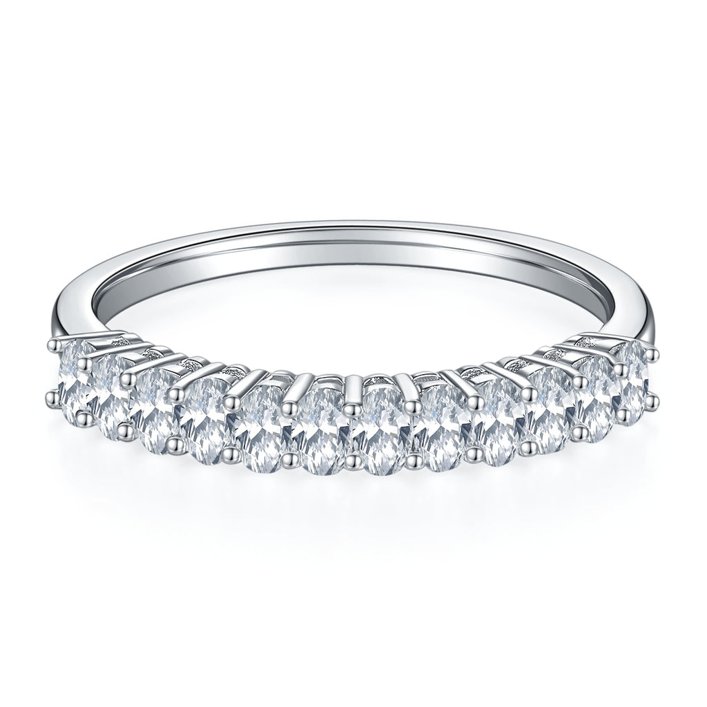 Shadow Bloom Moissanite Ring - S925 Silver