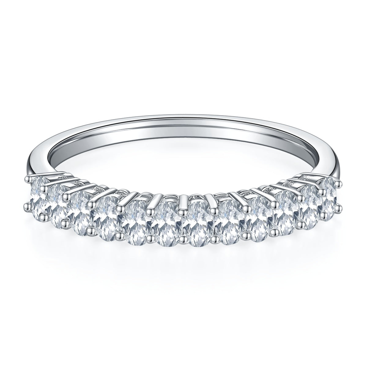 Shadow Bloom Moissanite Ring - S925 Silver