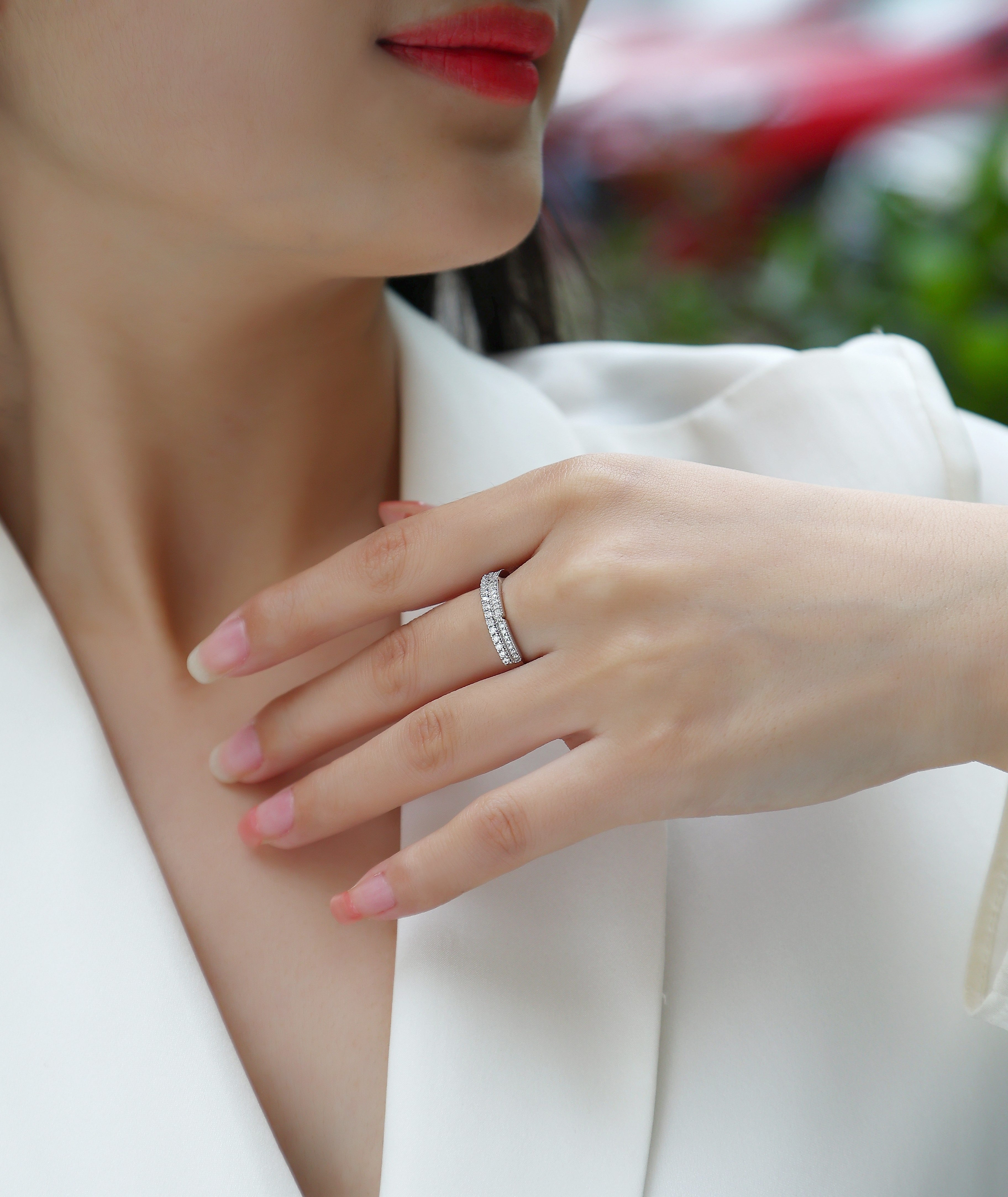 Secret Realm Moissanite Ring S925 Silver