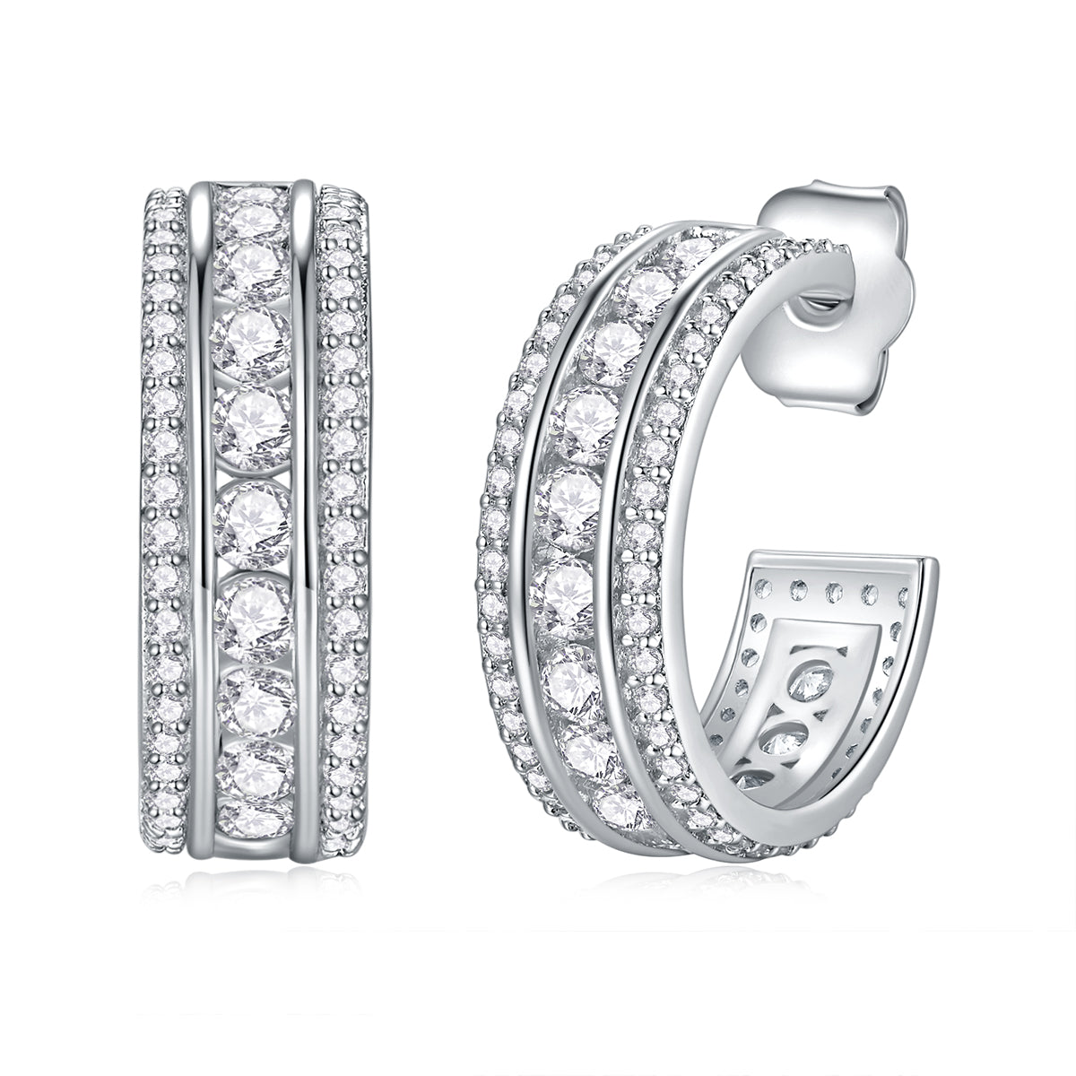 Gacrux Moissanite Stud Earrings S925 Silver