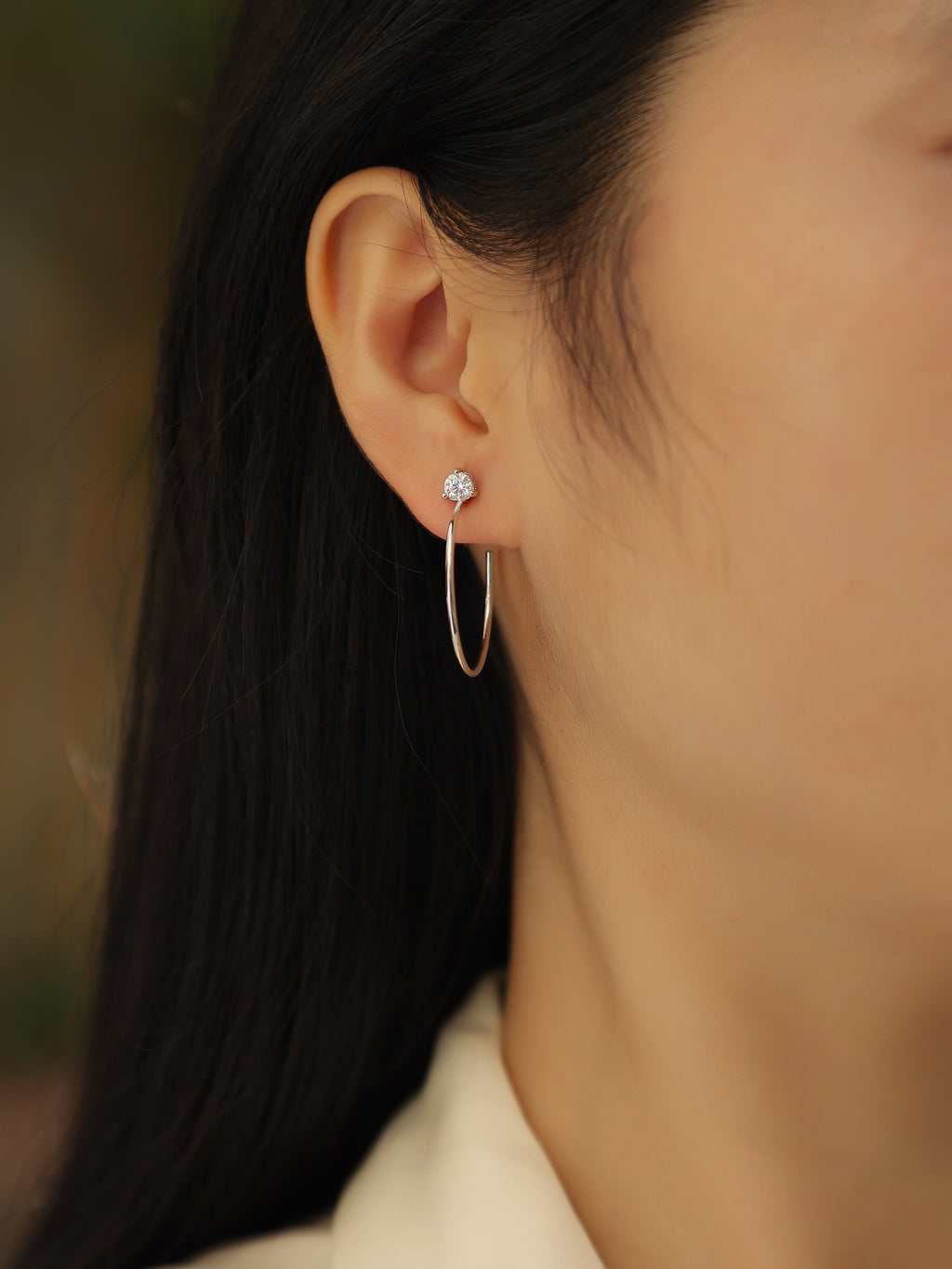 Zenith Glow Moissanite Earrings S925 Silver