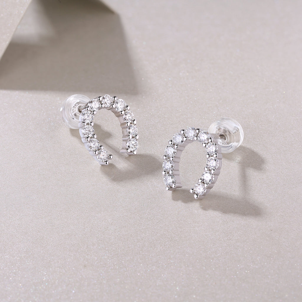 Genesis Moissanite Stud Earrings S925 Silver
