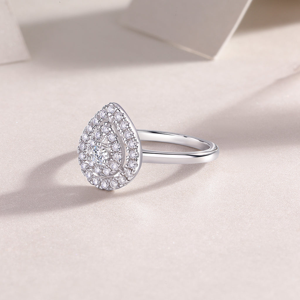 Magnetic North Moissanite Ring S925 Silver
