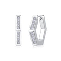 Gravity Moissanite Stud Earrings S925 Silver