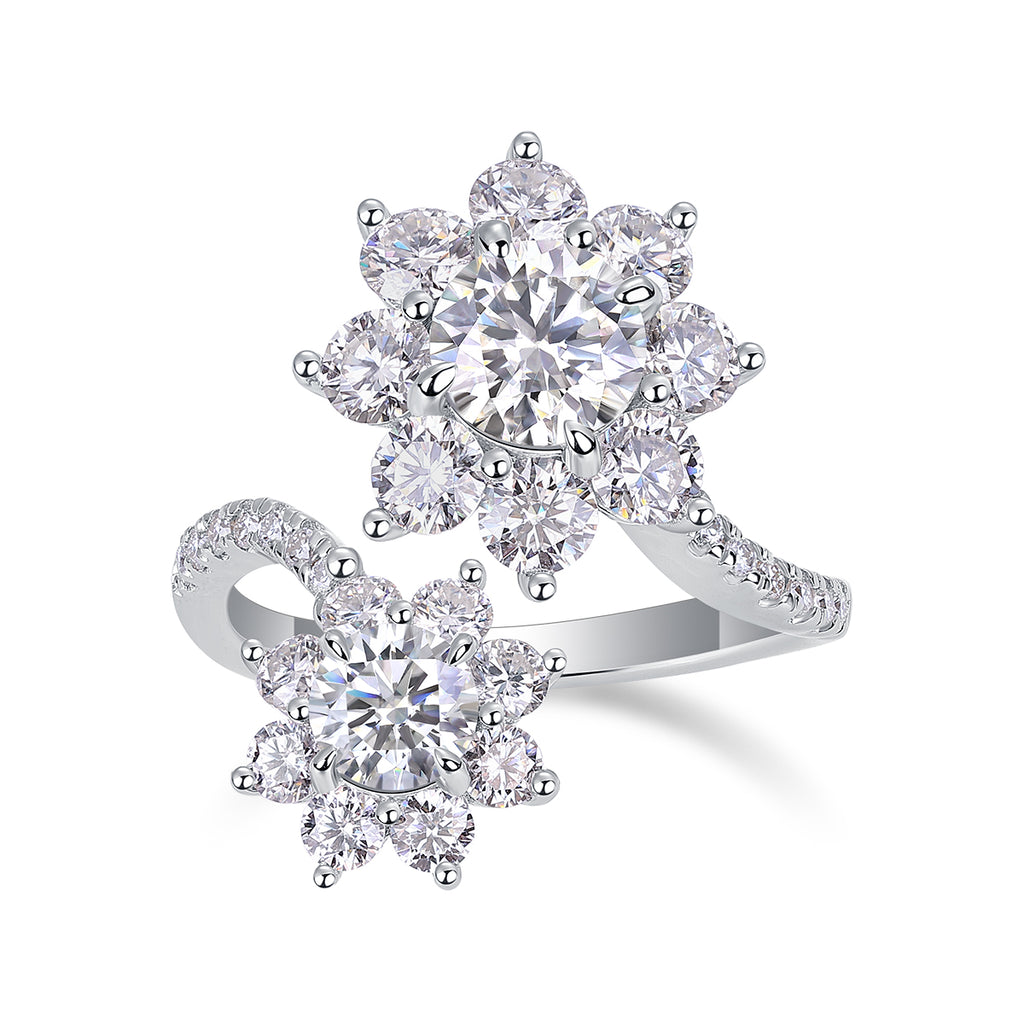 Star Nursery 1ct Moissanite Ring S925 Silver