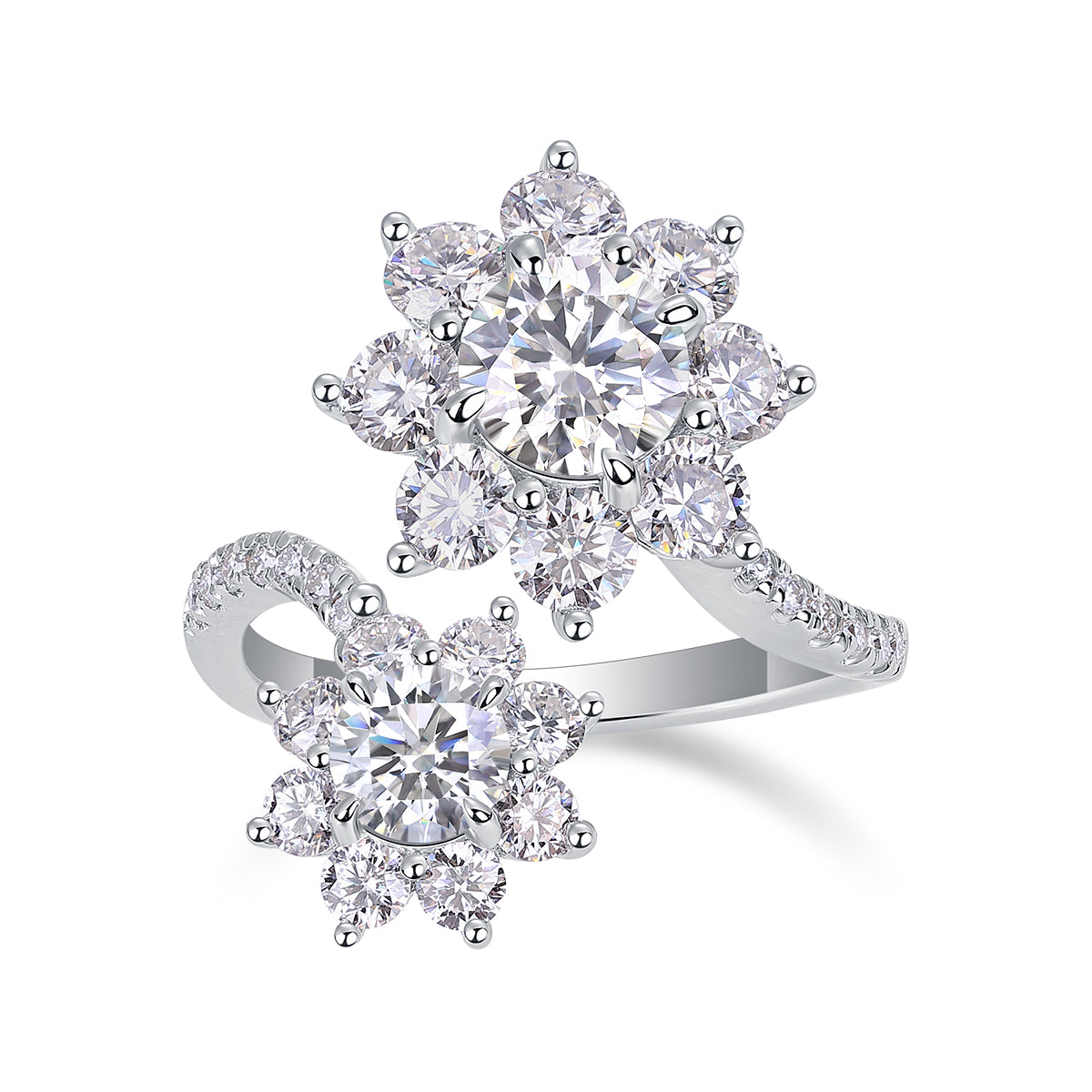 Star Nursery 1ct Moissanite Ring S925 Silver