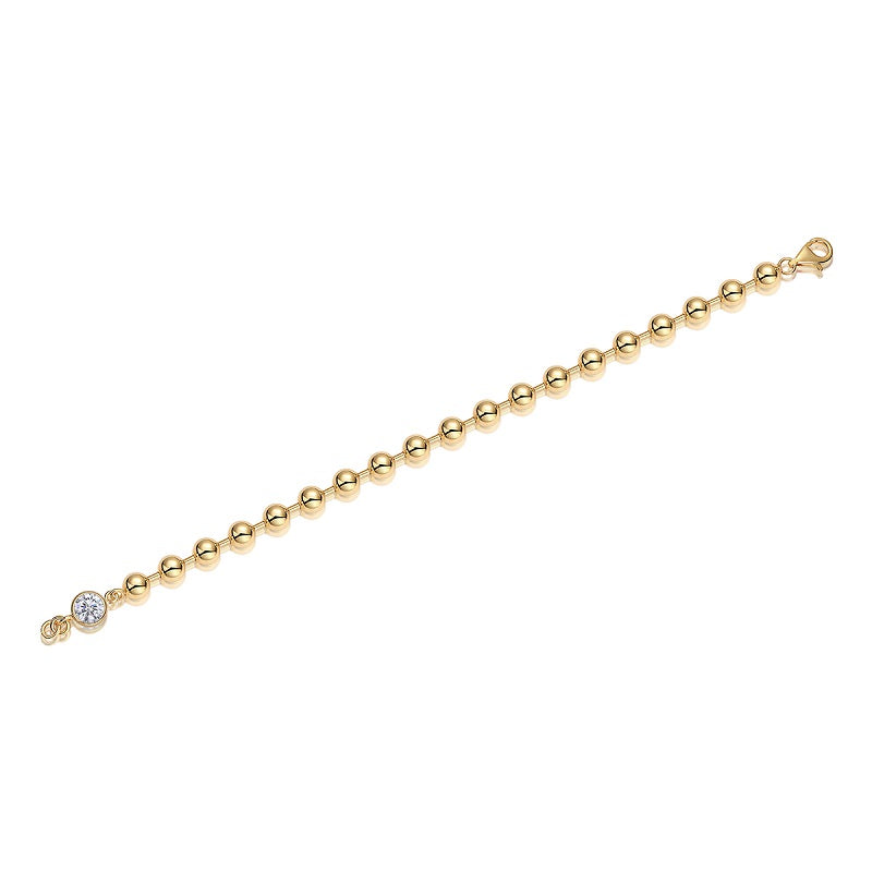 Golden Ash Moissanite Bracelet - 1 Carat