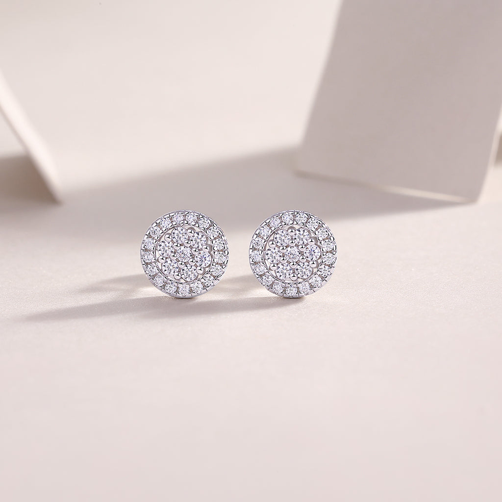 Cosmic Conjecture Moissanite Stud Earrings