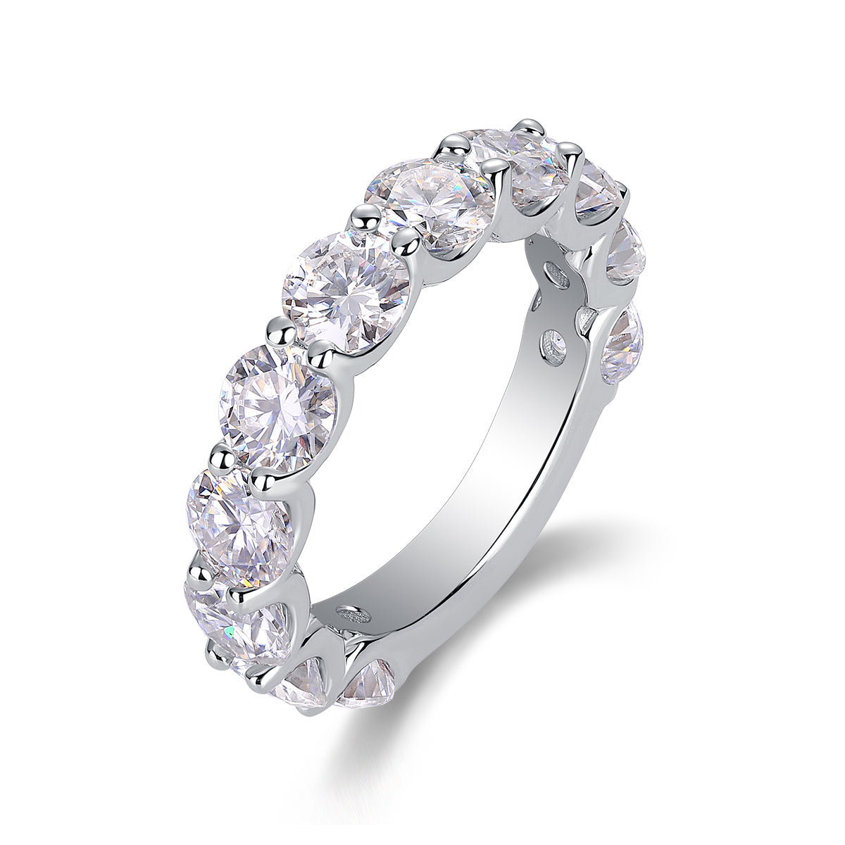 Spica Pure Moissanite Ring - S925 Silver 5.0ct