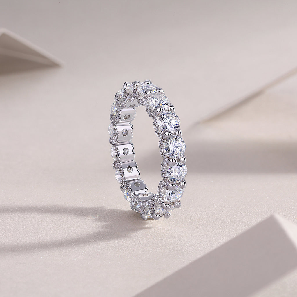 Ferris Wheel Moissanite Ring S925 Silver