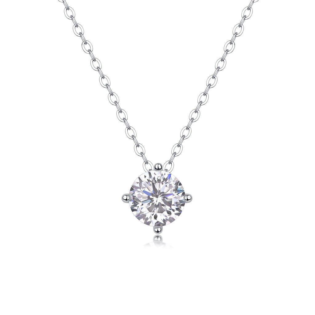 Sargas Moissanite Necklace 1 Carat S925 Silver