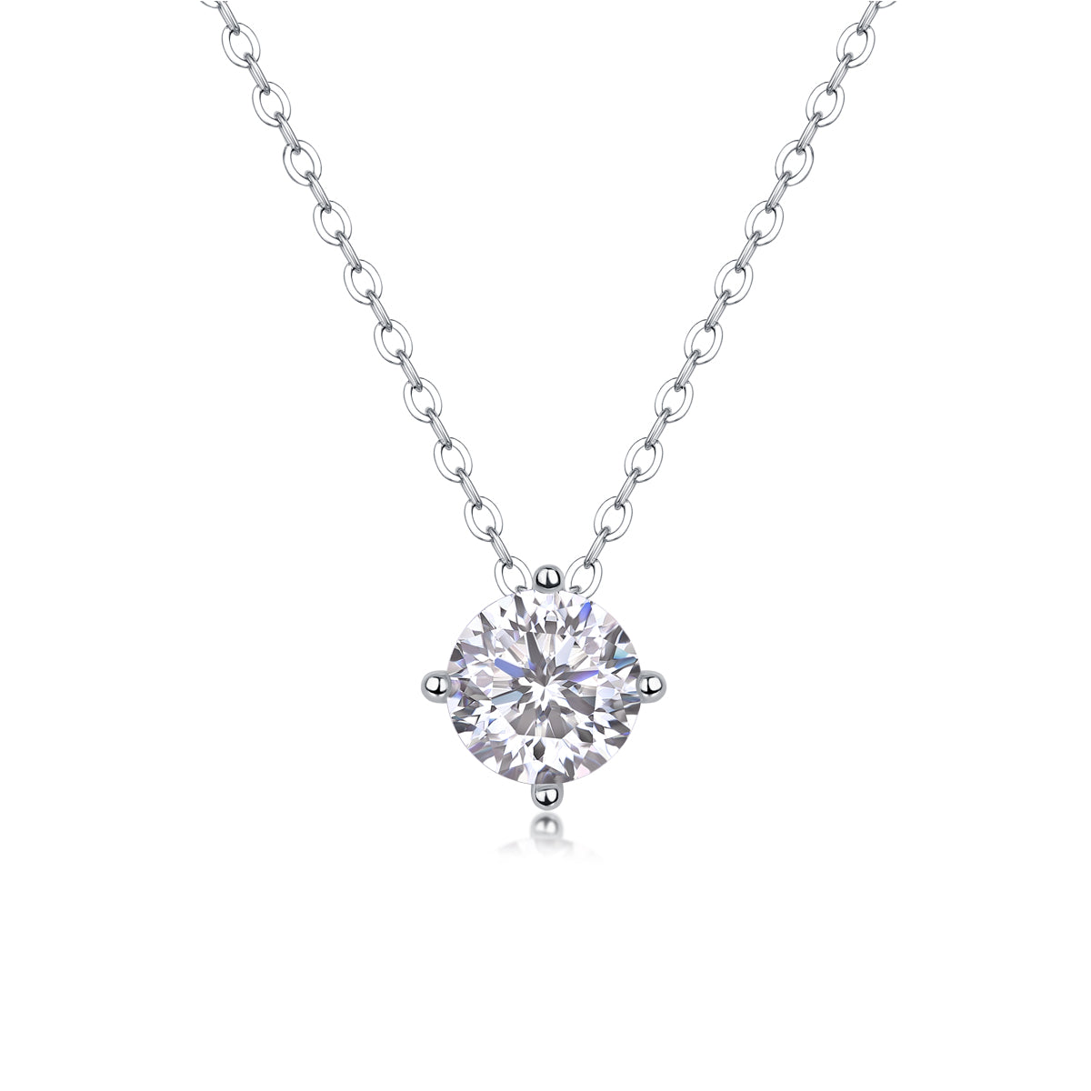 Sargas Moissanite Necklace 1 Carat S925 Silver
