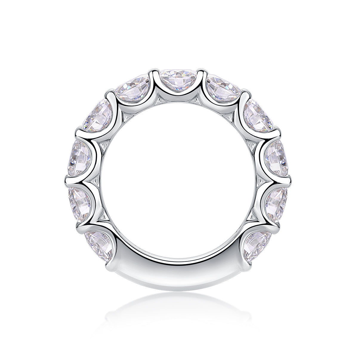 Spica Pure Moissanite Ring - S925 Silver 5.0ct