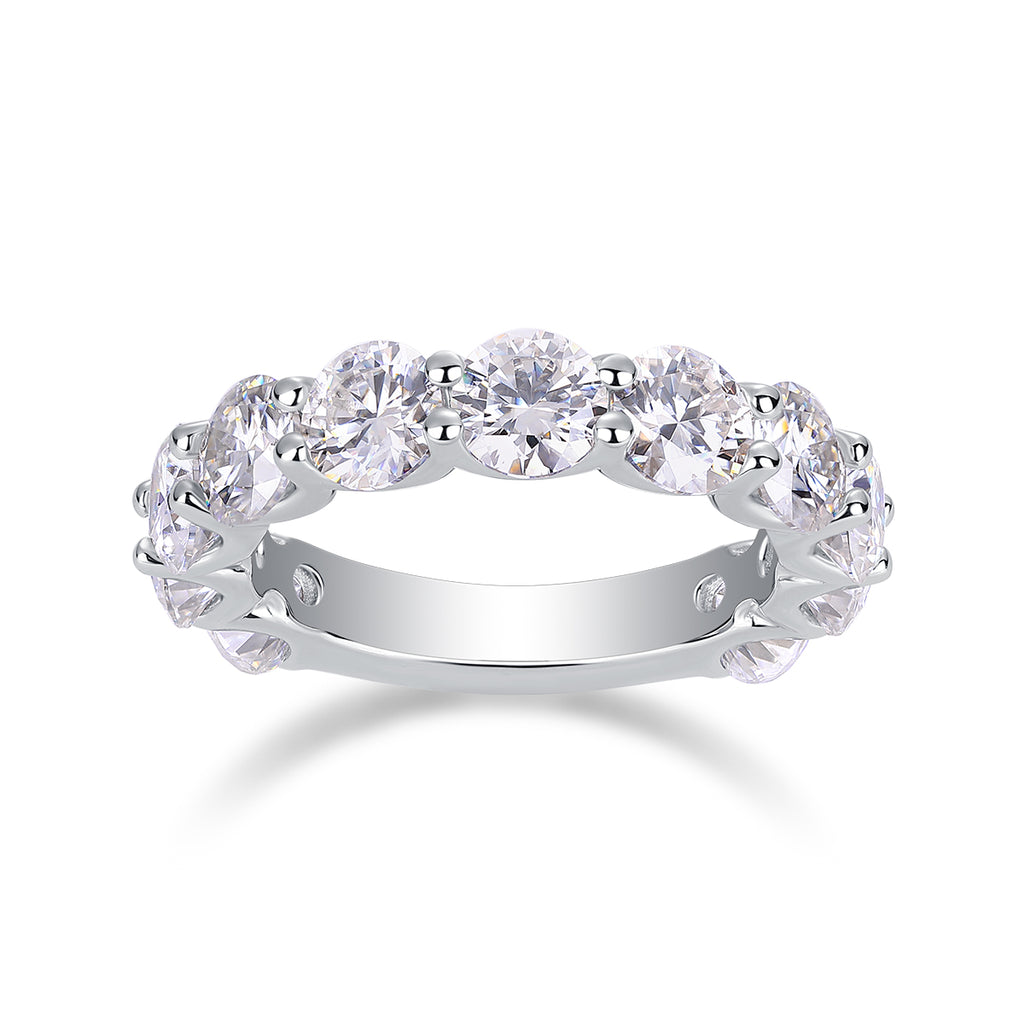 Spica Pure Moissanite Ring - S925 Silver 5.0ct