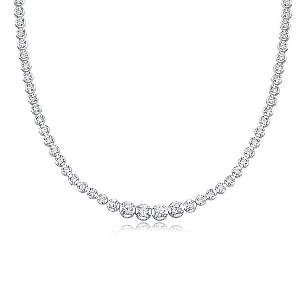 Spellbound Gaze Necklace - Moissanite S925 Silver