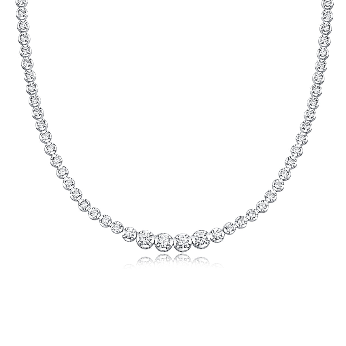 Spellbound Gaze Necklace - Moissanite S925 Silver