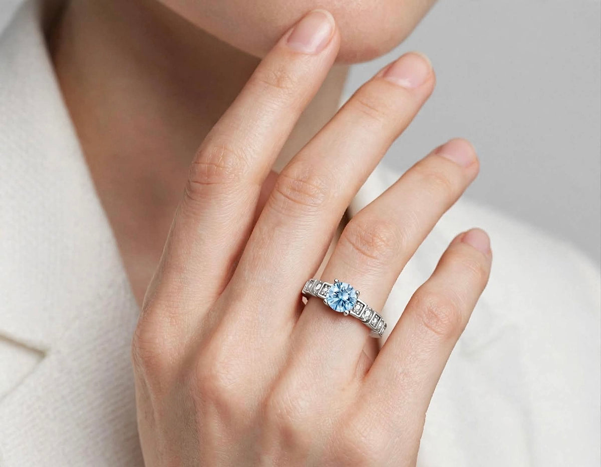 Skyline Moissanite Ring