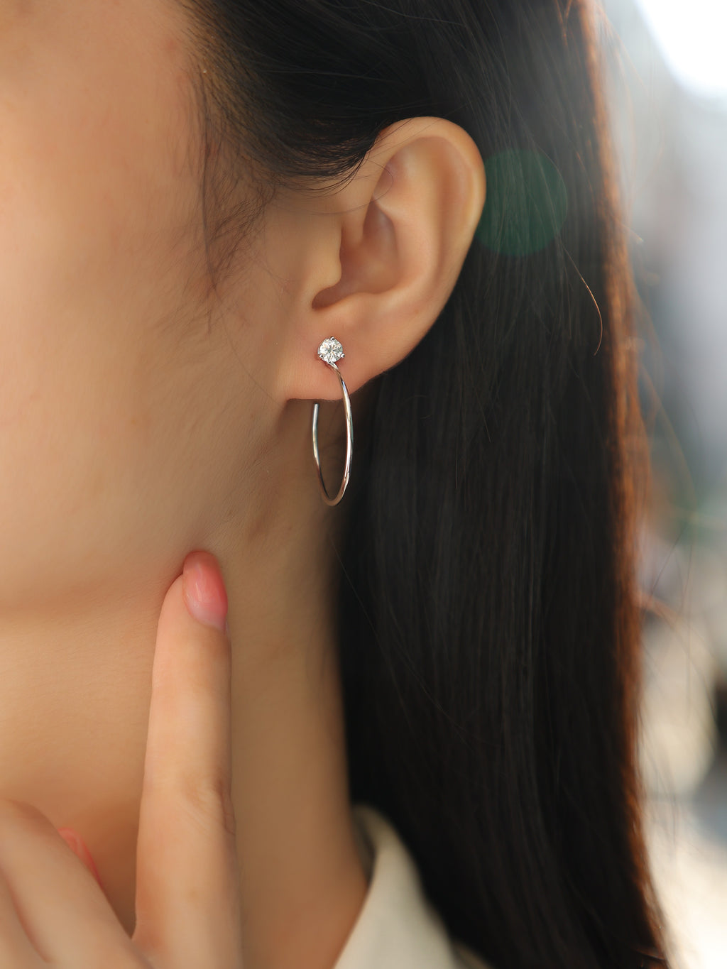 Zenith Glow Moissanite Earrings S925 Silver